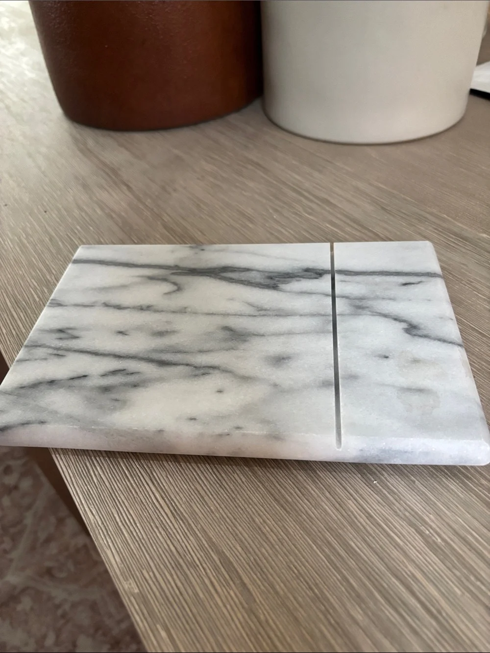 Crate&Barrel French Kitchen Marble Small Cutting Board, never used